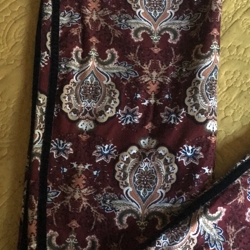 Paisley Design stretch Tights - Picture 3 of 6